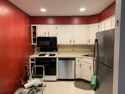 what 1 coat of red paint looks like